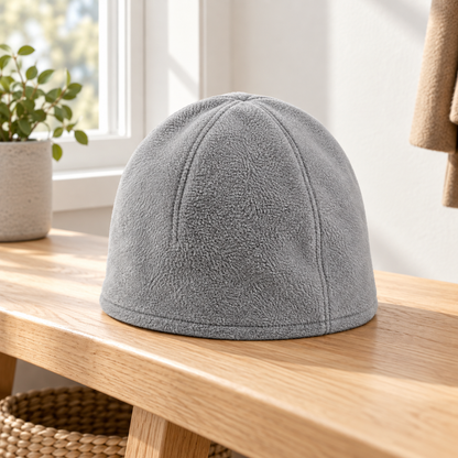 Sineiva Light Gray Soft Fleece Cap