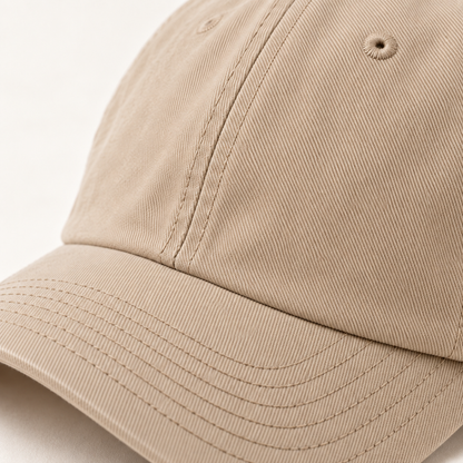 Sineiva Classic Beige Six-Panel Baseball Cap