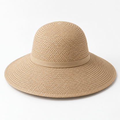 Sineiva Natural Woven Wide Brim Sun Hat