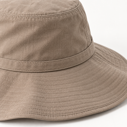 Sineiva Taupe Wide Brim Sun Hat