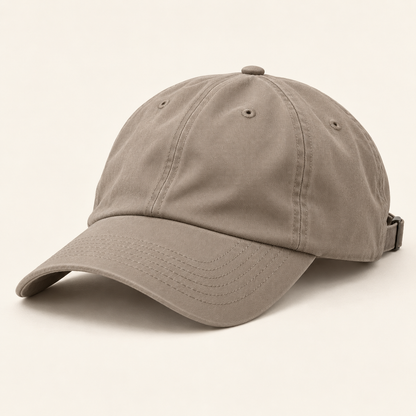 Sineiva Soft Taupe Low-Profile Baseball Cap