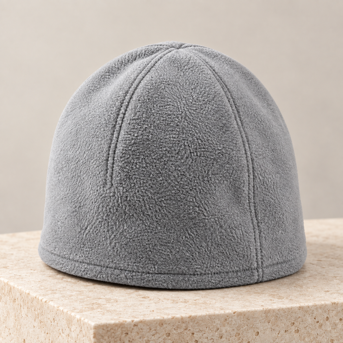 Sineiva Light Gray Soft Fleece Cap