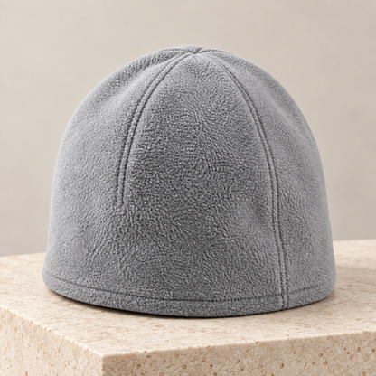 Sineiva Light Gray Soft Fleece Cap