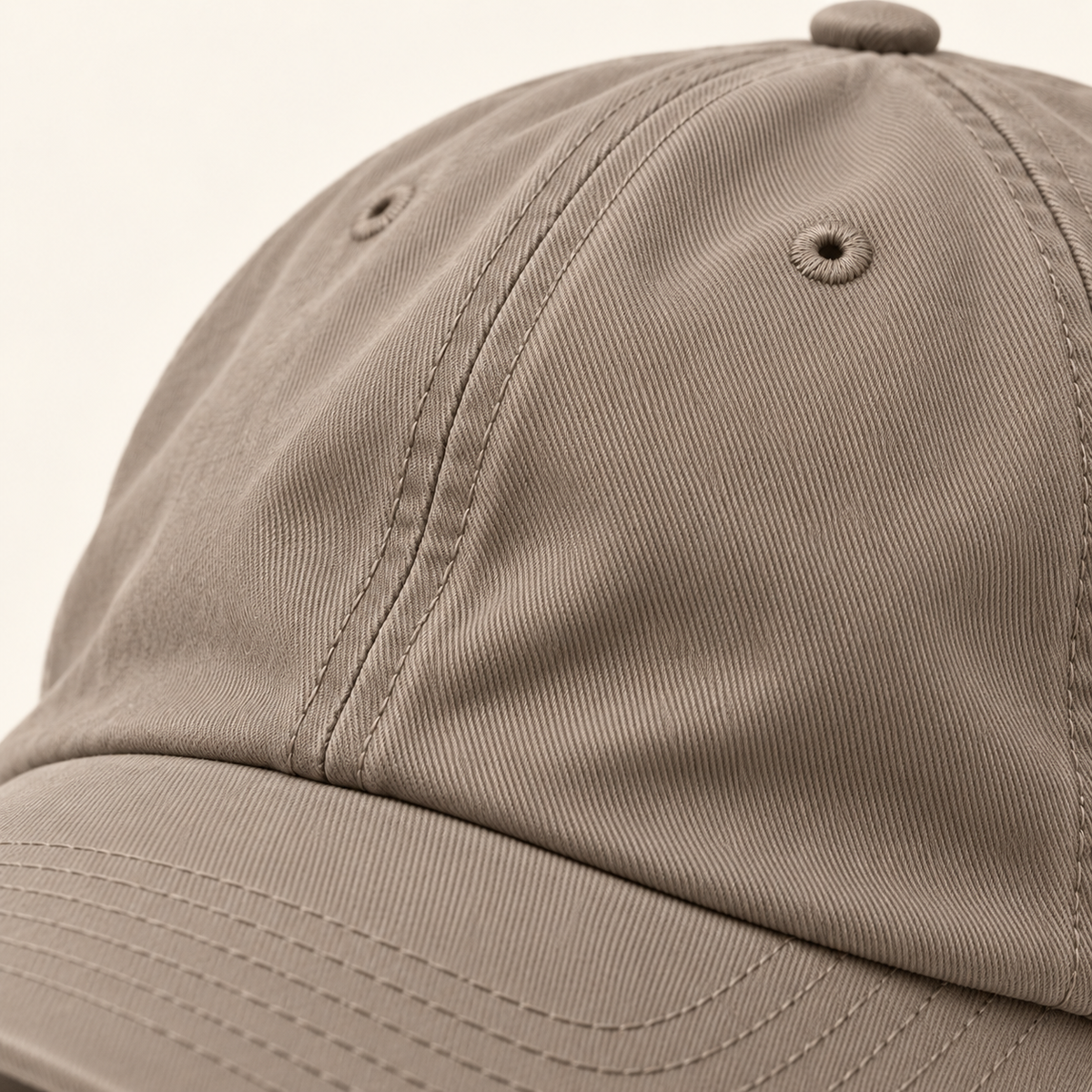 Sineiva Soft Taupe Low-Profile Baseball Cap