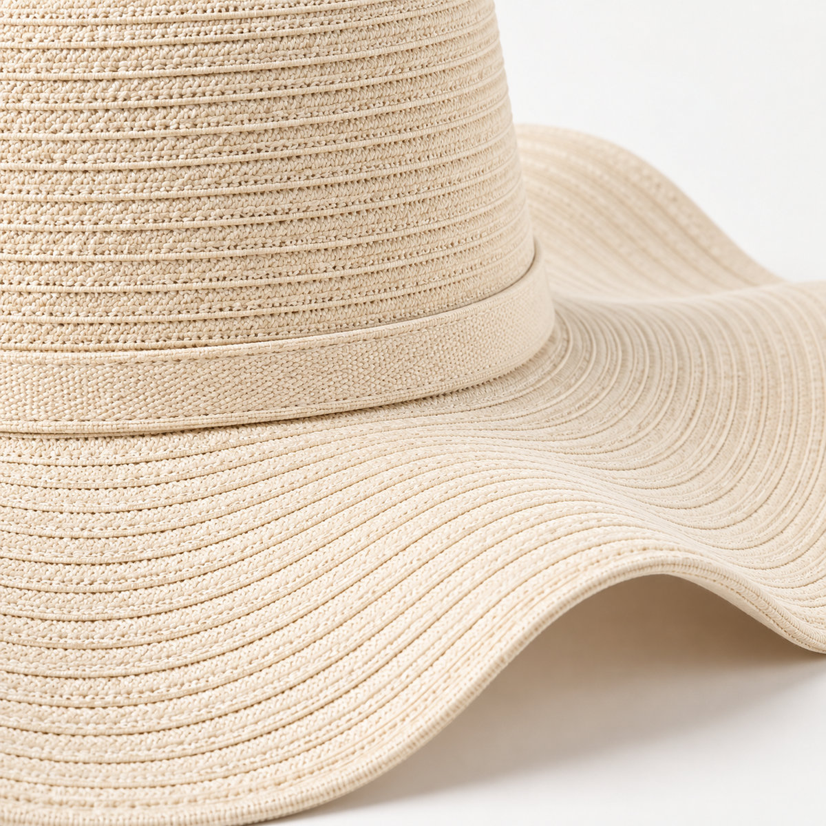 Sineiva Ivory Floppy Wide Brim Sun Hat