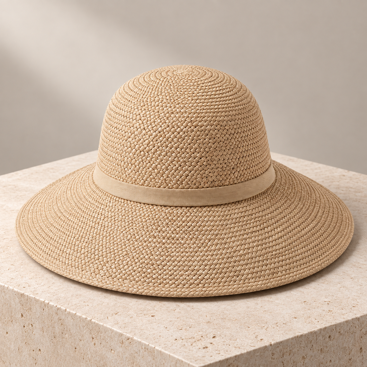 Sineiva Natural Woven Wide Brim Sun Hat