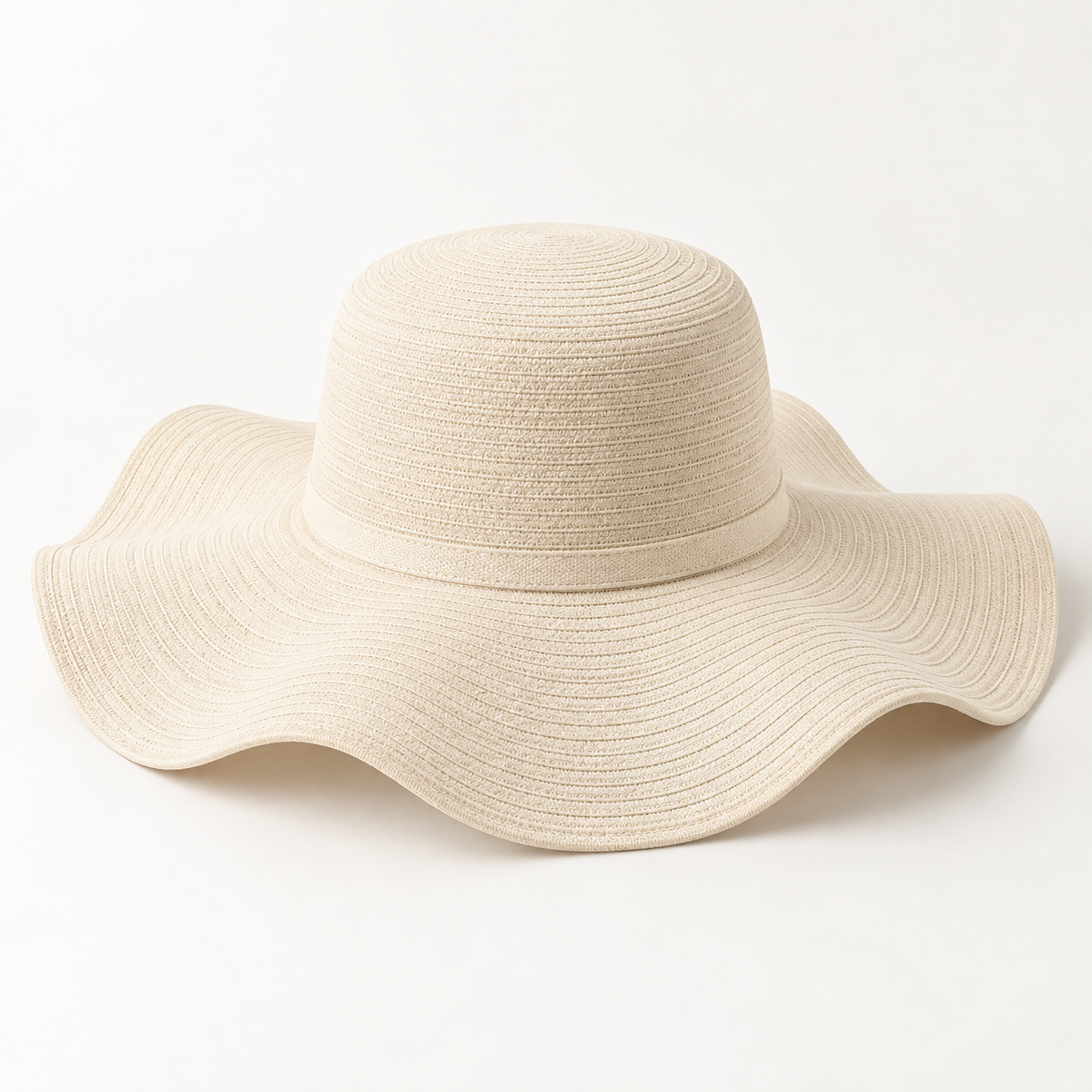 Sineiva Ivory Floppy Wide Brim Sun Hat