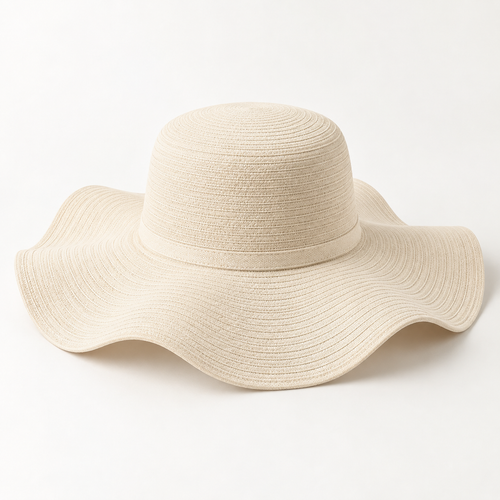 Sineiva Ivory Floppy Wide Brim Sun Hat