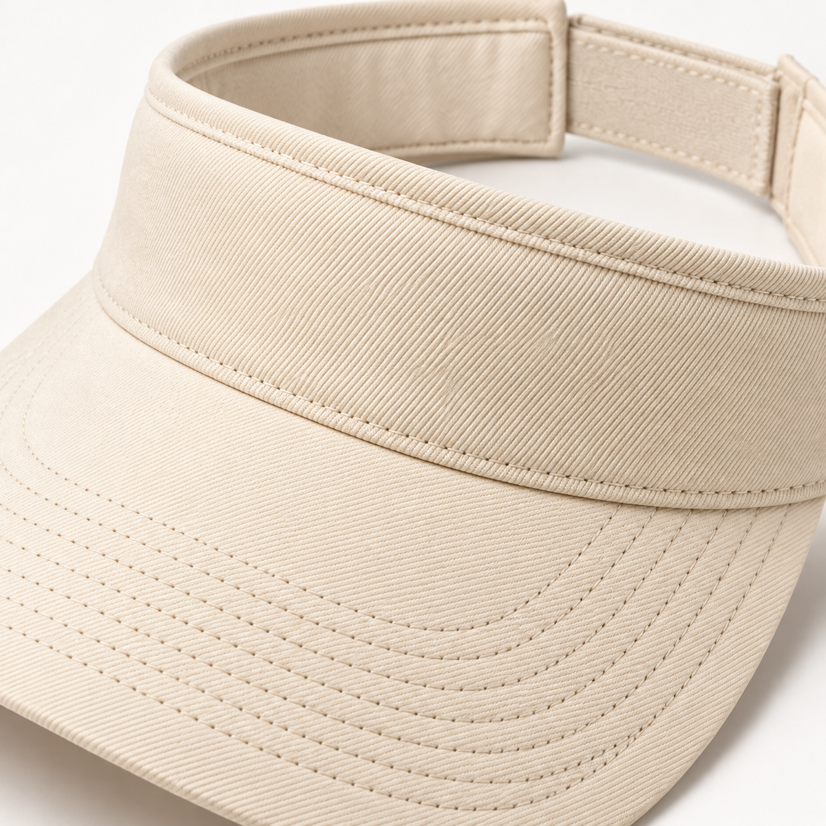 Sineiva Ivory Open-Back Visor Sun Hat
