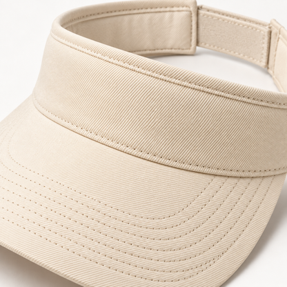 Sineiva Ivory Open-Back Visor Sun Hat