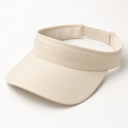 Sineiva Ivory Open-Back Visor Sun Hat