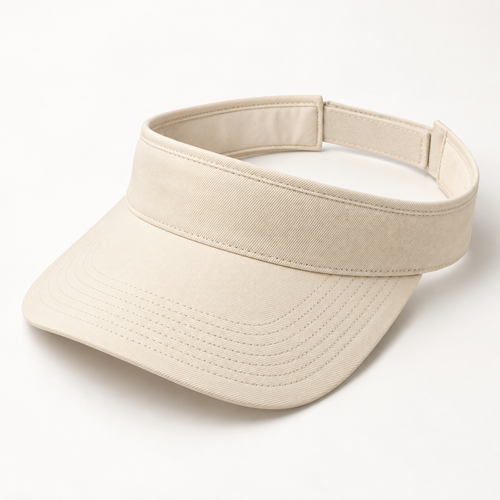 Sineiva Ivory Open-Back Visor Sun Hat