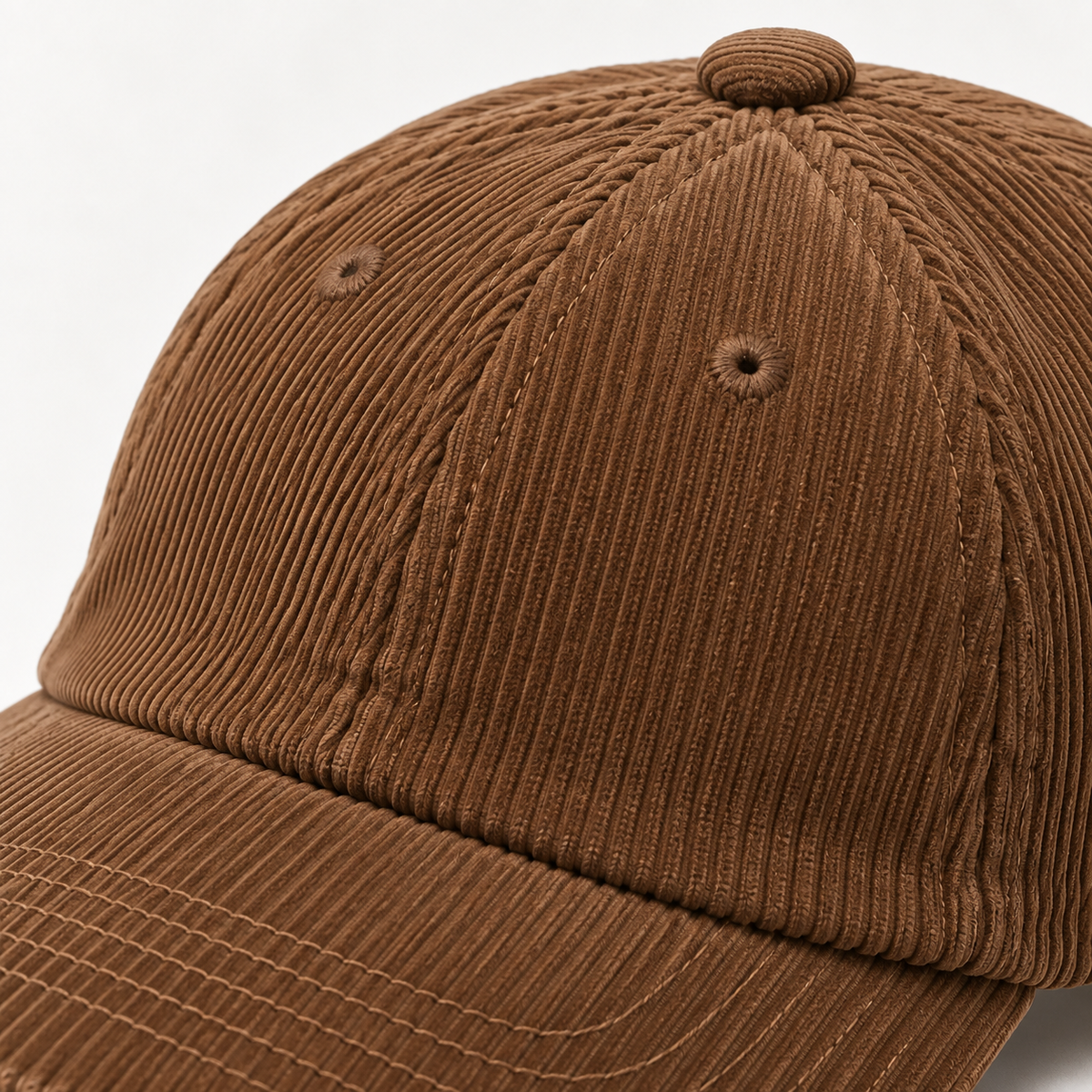 Sineiva Warm Brown Corduroy Baseball Cap
