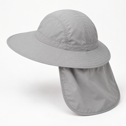 Sineiva Light Gray Outdoor Sun Hat with Neck Cover