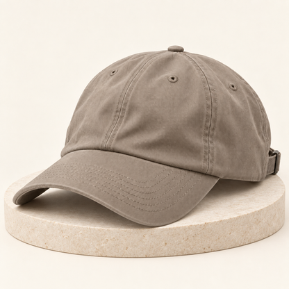 Sineiva Soft Taupe Low-Profile Baseball Cap